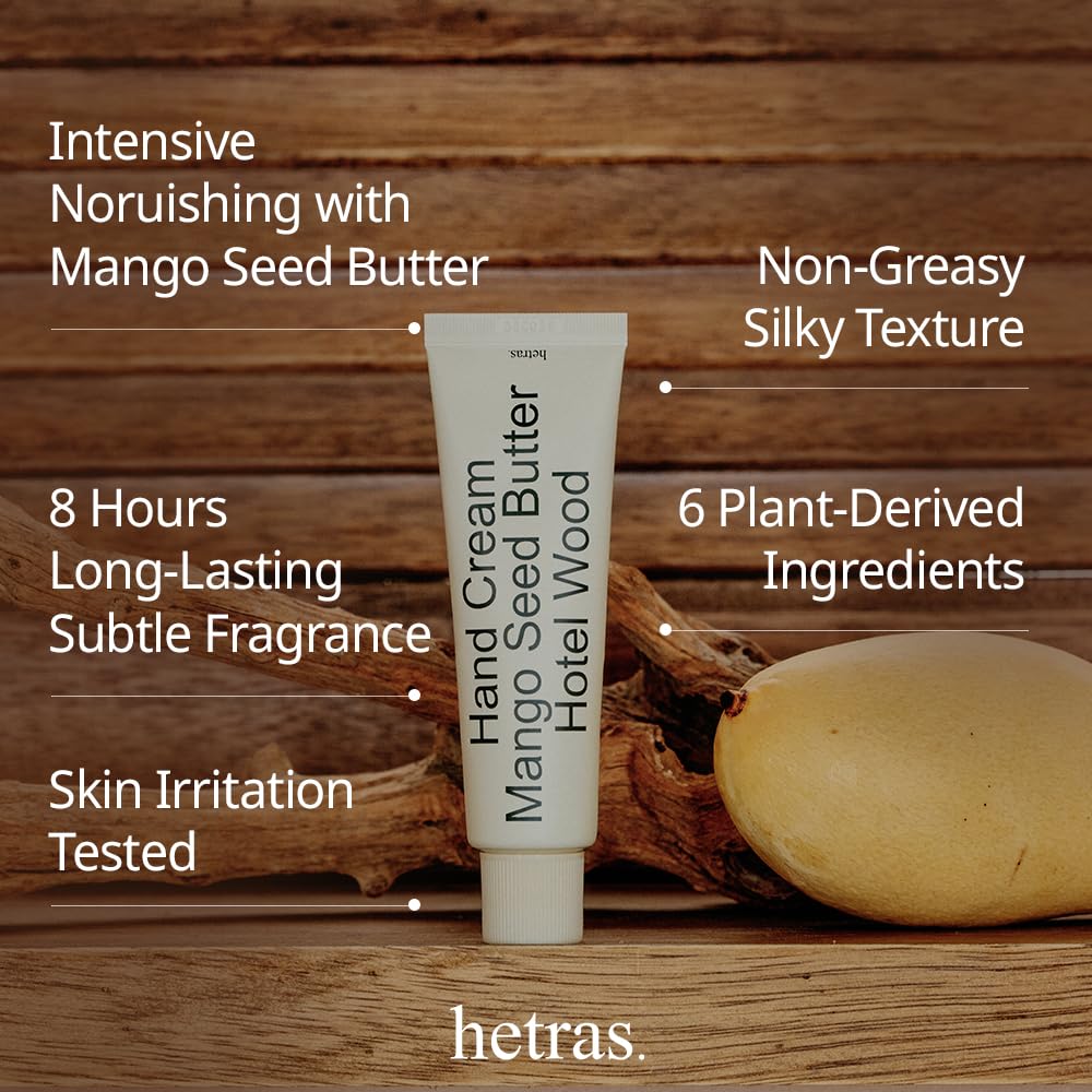 hetras Hotel Wood pulse points fragrance suggests extended aroma when applied to wrists.