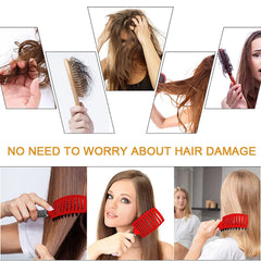 Heubek detangler brush helps kids stay calm during brushing, promoting tear-free routine.