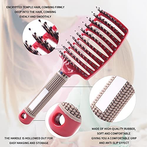 Heubek vented detangling brush designed for quick blow-drying and even heat distribution.