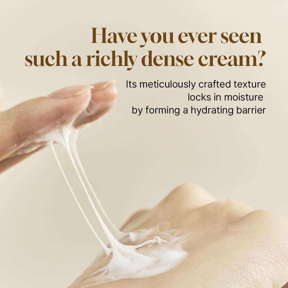 INGREDIENTS panel of HEVEBLUE Salmon Caring Centella Cream with potent actives