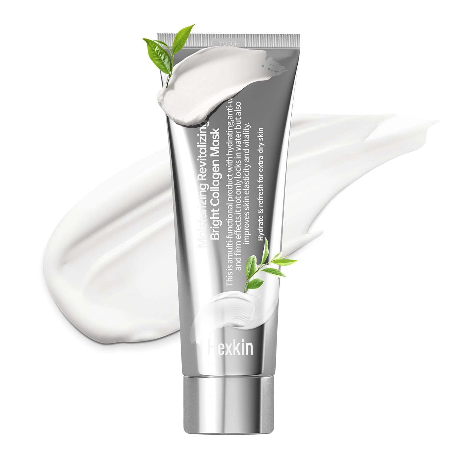 Hexkin Collagen Peel-Off Mask shows even application layer for smooth peeling.