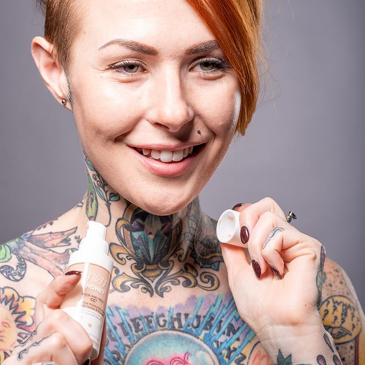 Hey Honey CC Cream supports mature skin with hydrating, smoothing coverage.