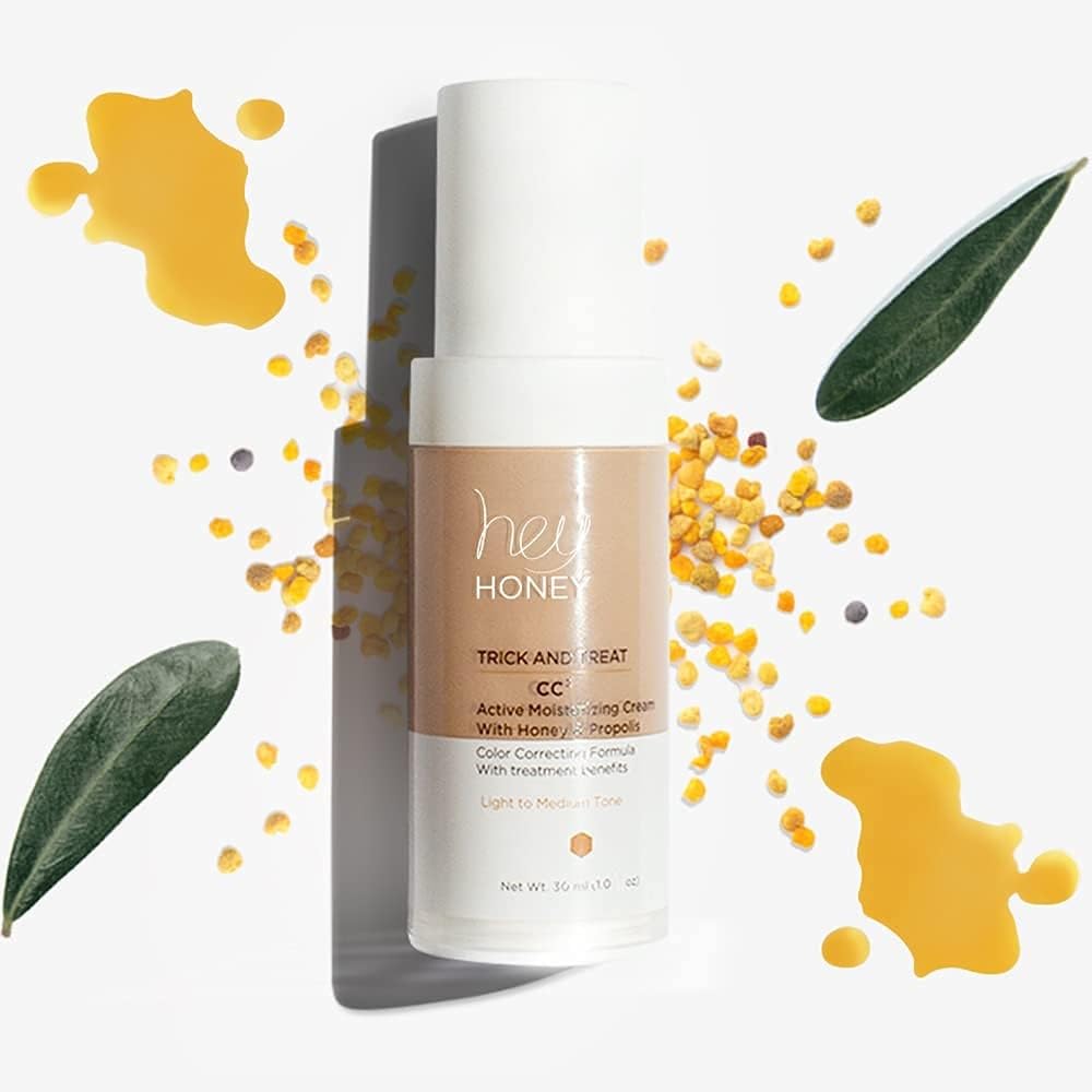Hey Honey CC² Cream cruelty-free logo signals ethical skincare choice.