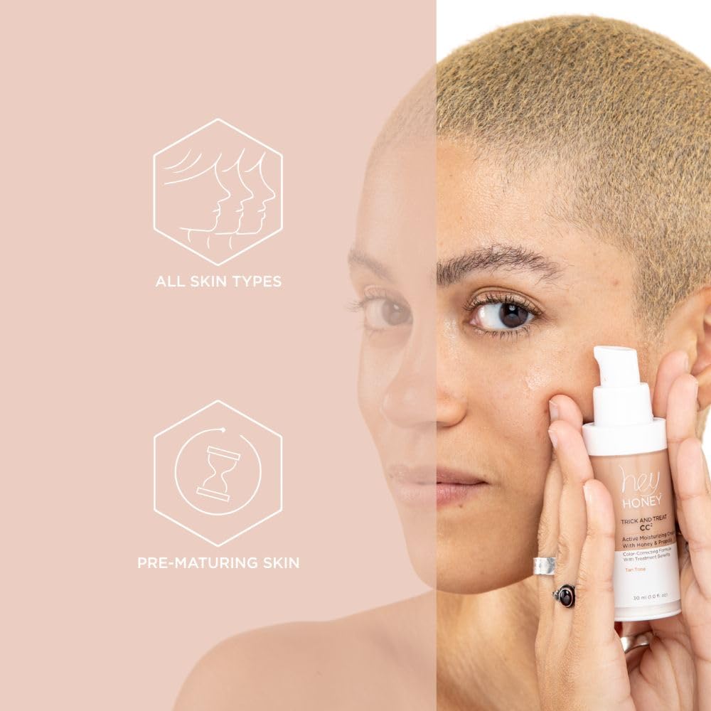 Hey Honey CC² Cream with honey and propolis nourishes and soothes daily skin.
