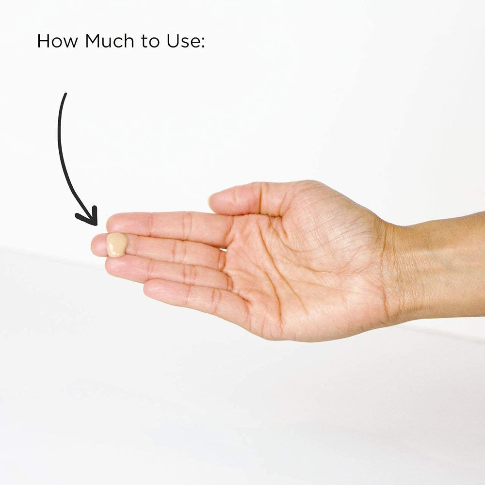 Hey Honey CC² Cream redness-neutralizing demo suggests balanced skin appearance.