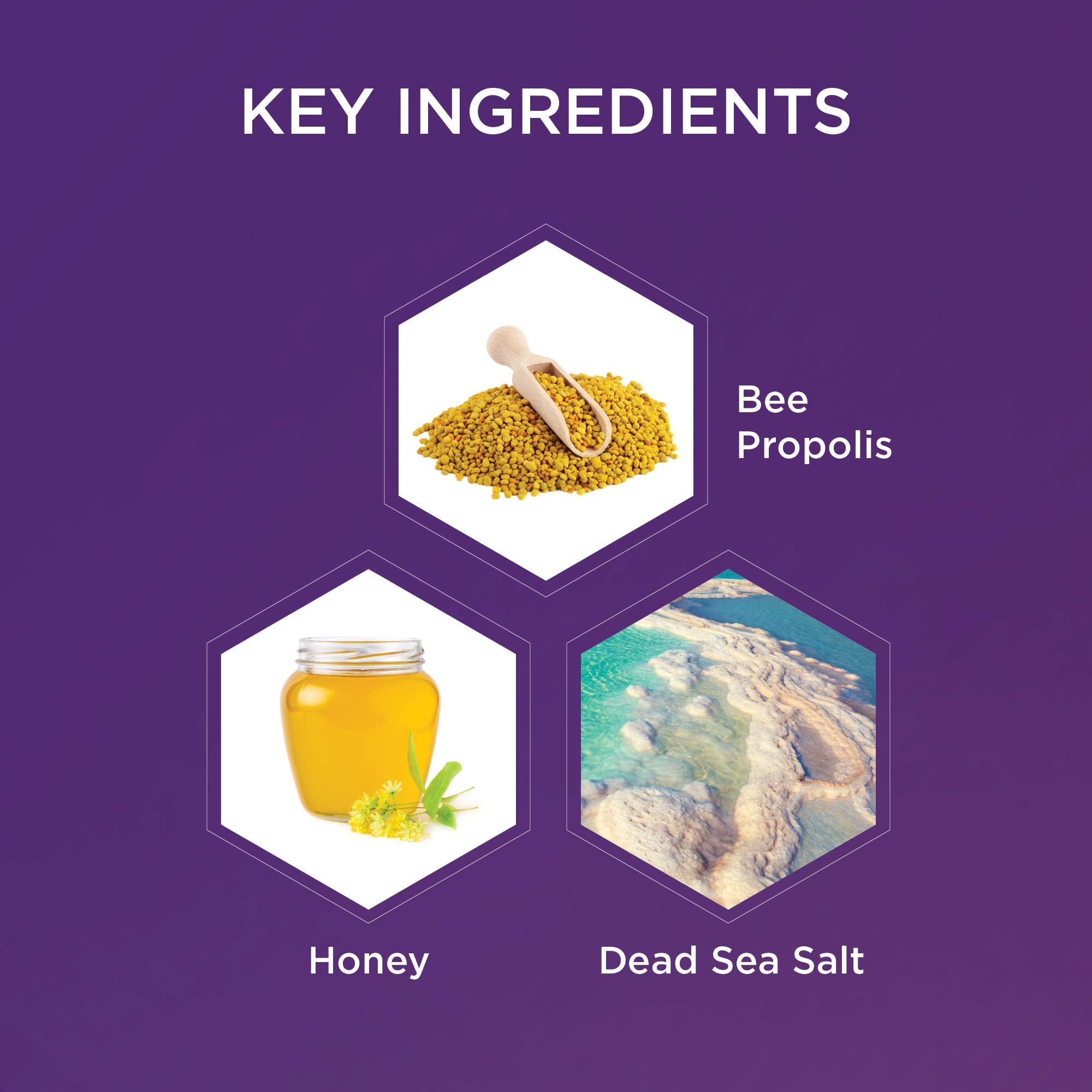 Hey Honey hand cream with Dead Sea minerals for nourished skin.