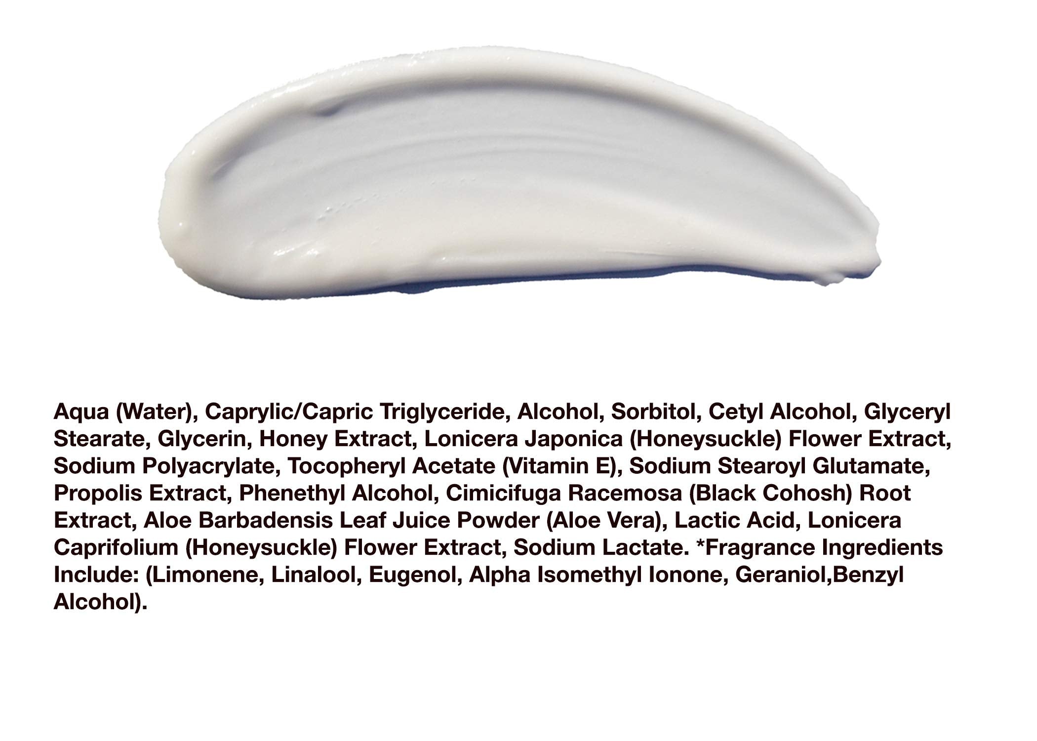 Hey Honey Skincare Relax test results icon underlines dermatologist-tested reassurance.