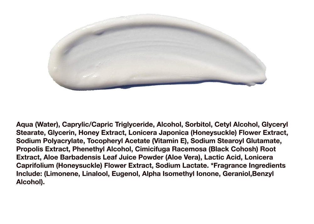 Hey Honey Skincare Relax test results icon underlines dermatologist-tested reassurance.