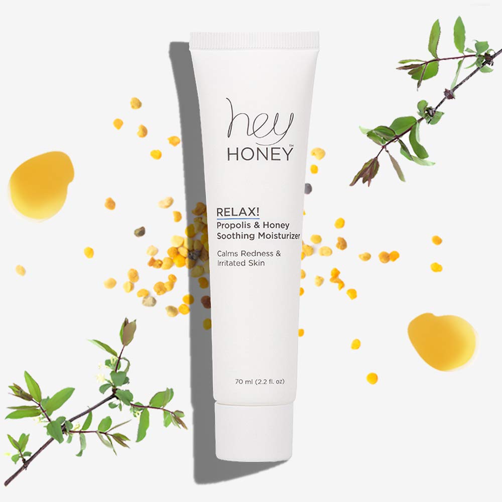 Hey Honey Skincare Relax oil-free bottle epitomizes clean, breathable hydration.