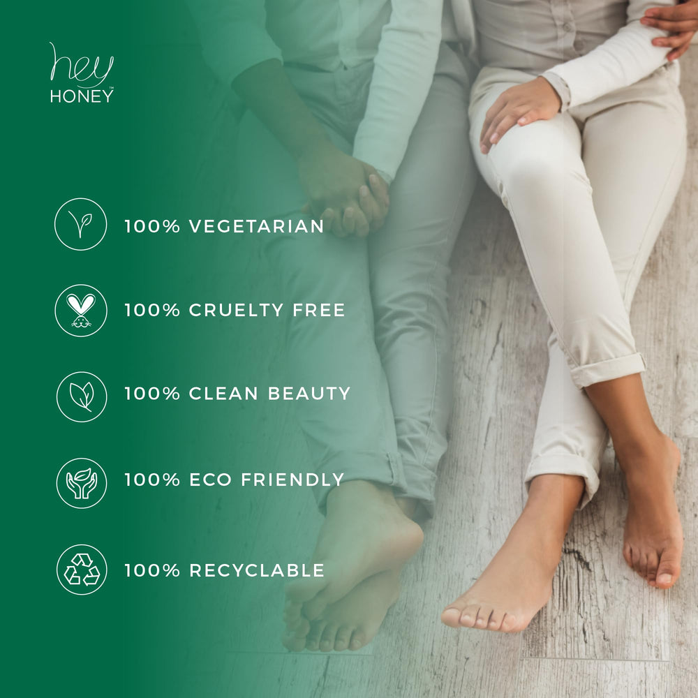 Hey Honey Walk the Walk Propolis Foot Cream demonstrates 72-hour hydration