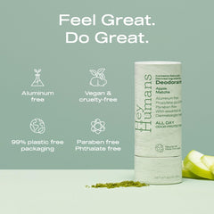 Hey Humans deodorant stick application close-up for smooth, all-day odor control