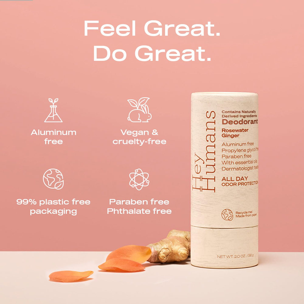 Hey Humans deodorant ingredients include coconut oil and rosemary for skin-friendly care
