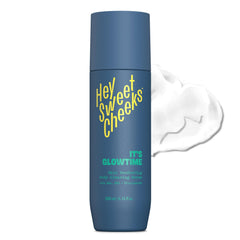 Hey Sweet Cheeks Glowtime body lotion bottle for daily hydration