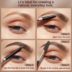 HeyBeauty brow brush spoolie blends and shapes brows
