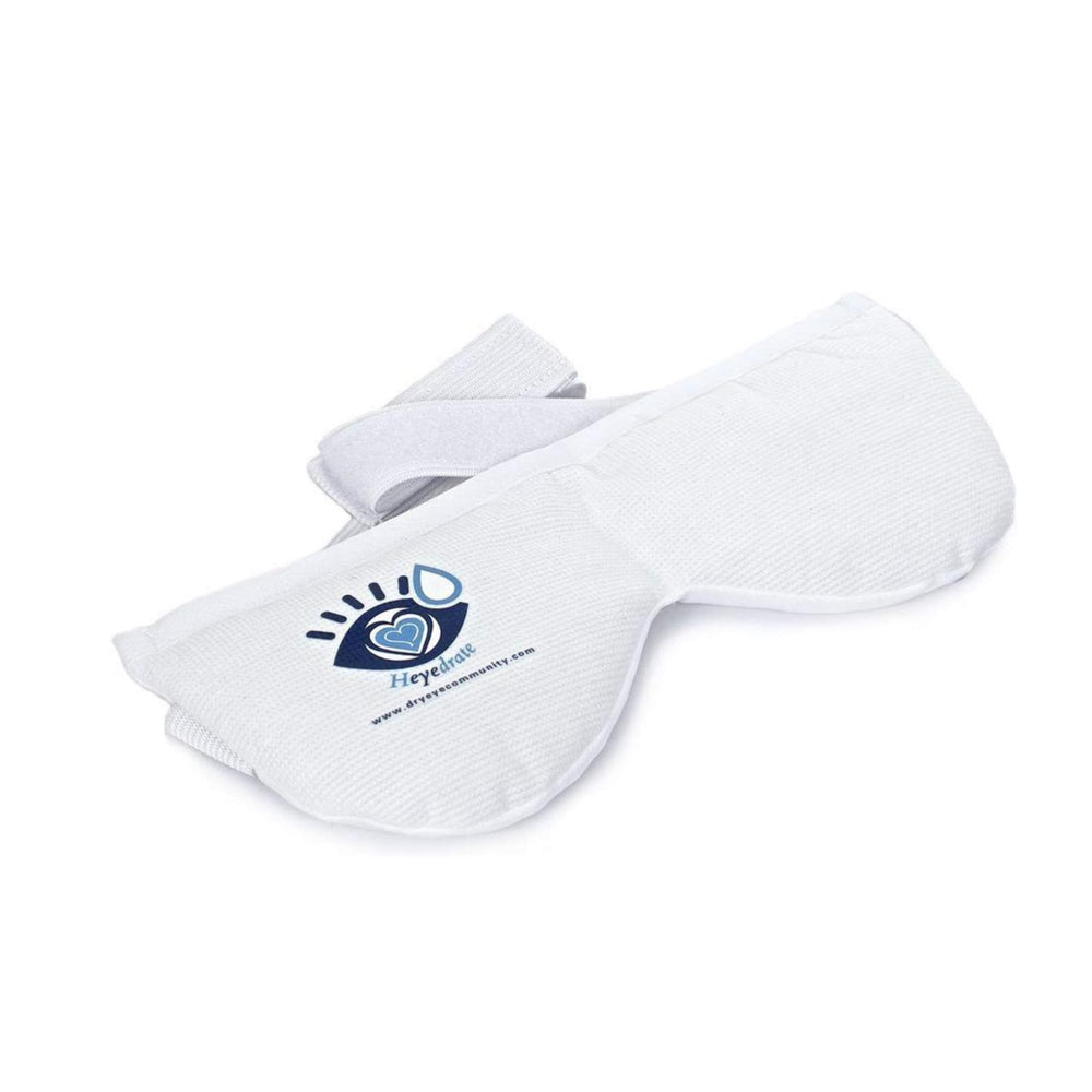 Heyedrate heated eye mask front view for comfortable warmth