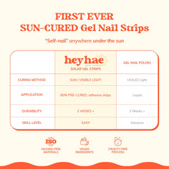 Heyhae fit-all-nail-sizes strips adapt to any nail shape for versatile wear.