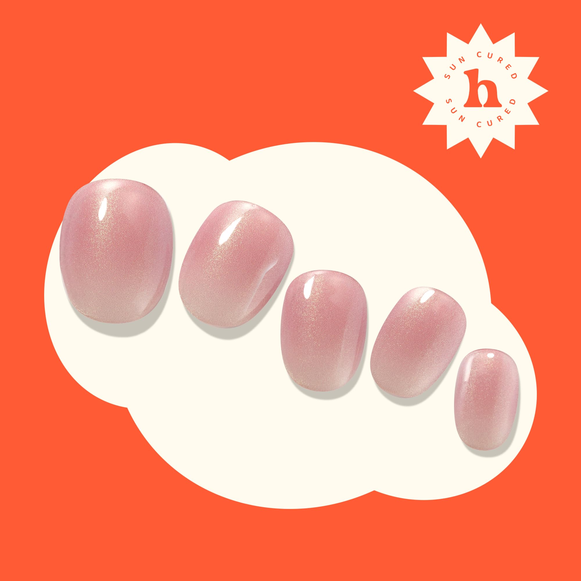 Heyhae fit-all-nails-application demonstrates warming to fit various sizes