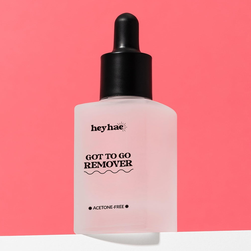 Heyhae Got To Go Remover gel strip removal scene shows clean lift without irritation.