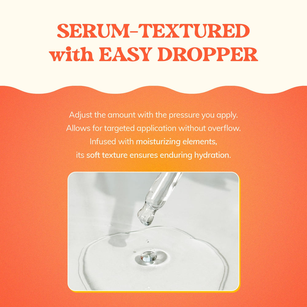 Heyhae Got To Go Remover serum dropper closeup emphasizes precise dose and moisturization.