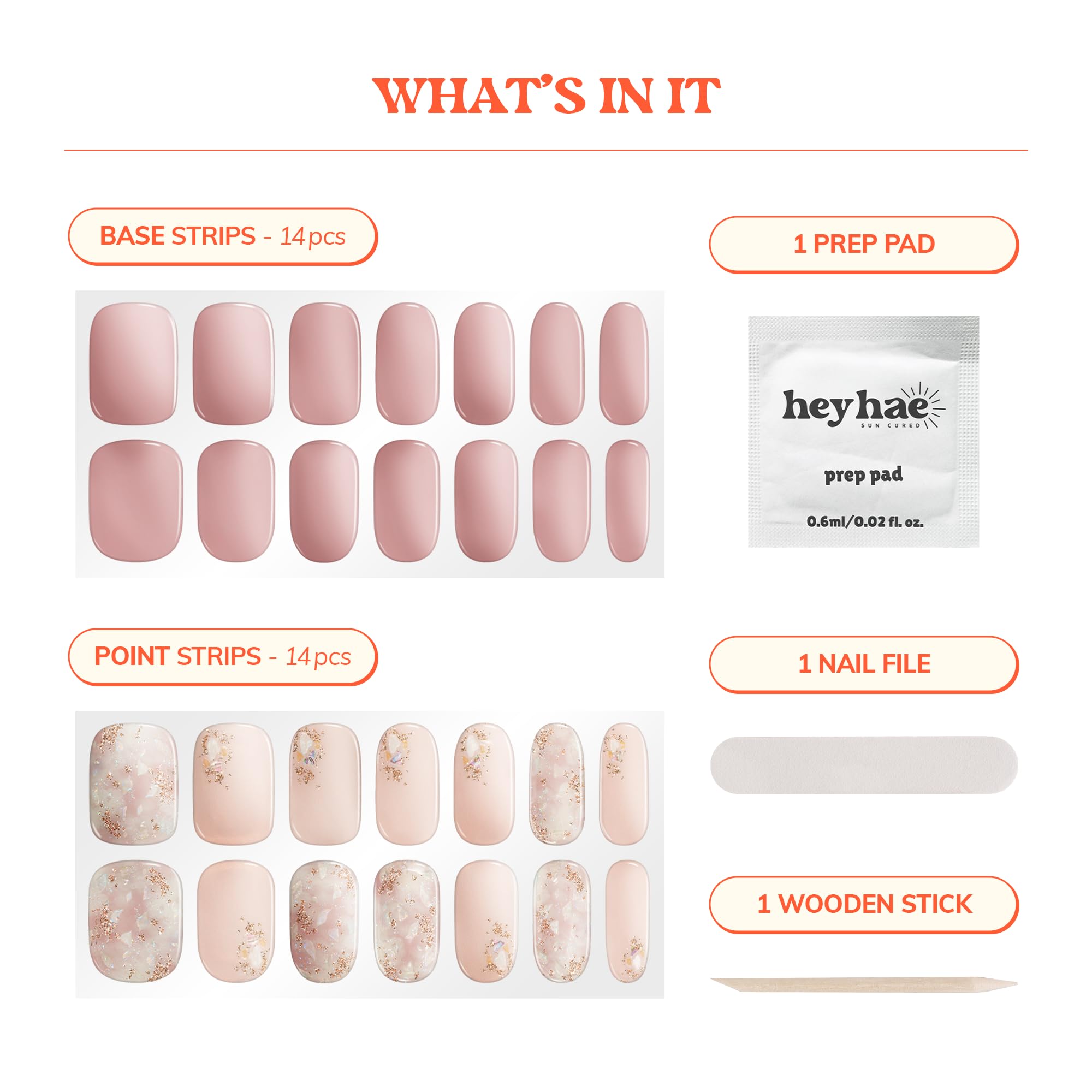Heyhae nail strip warming before application promotes easy fit and secure adhesion