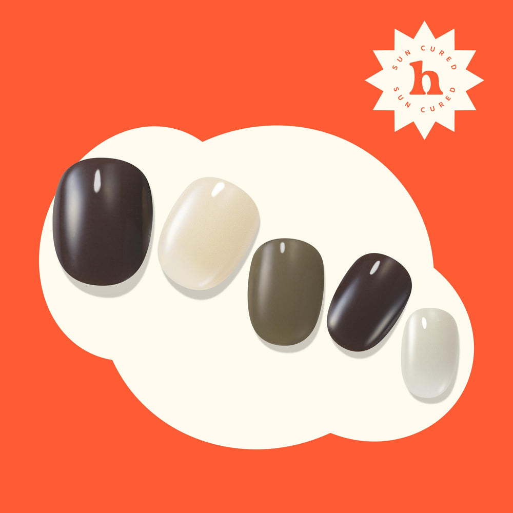 Heyhae semi cured gel nail strips vegan-friendly formula aligns with cruelty-free care.