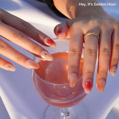 Heyhae semi cured nail strips no-led-lamp-needed for quick manicure