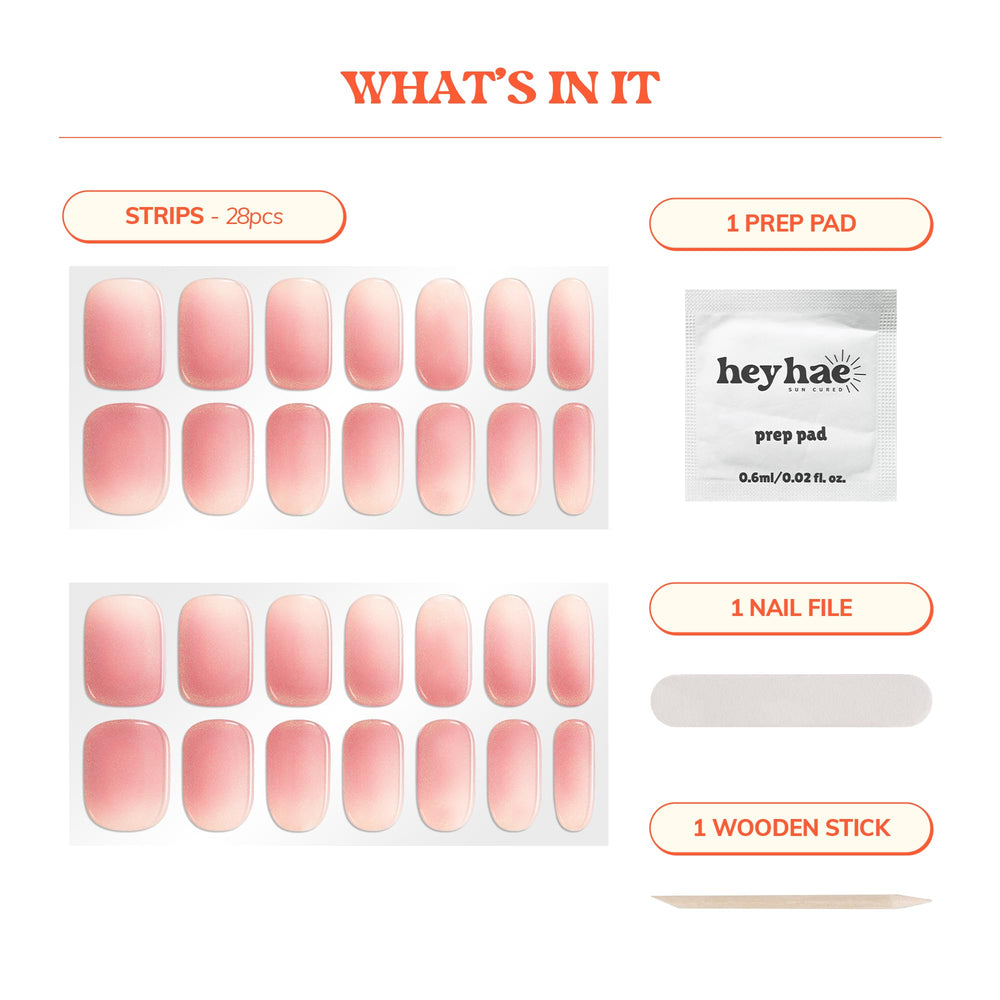 Heyhae strip package contents display 28 strips and tools included