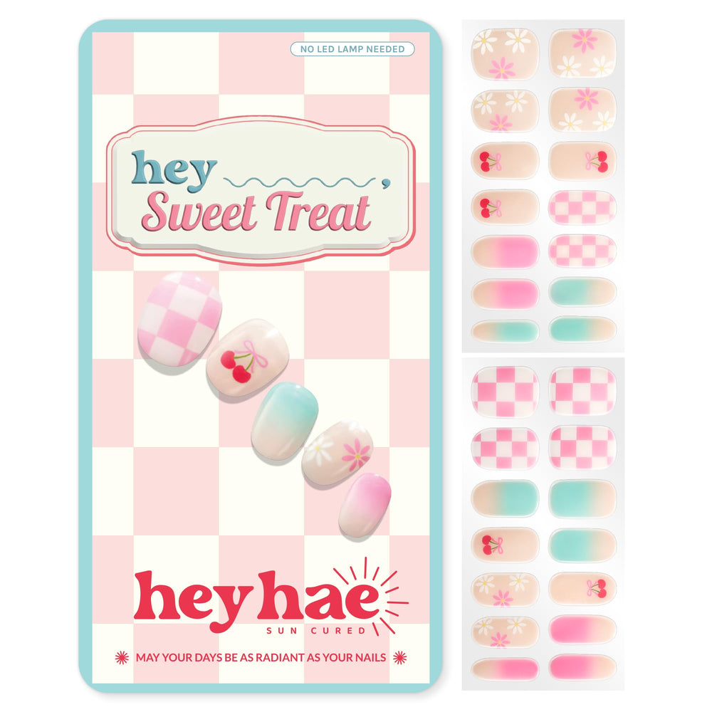 Heyhae Sweet Treat strip pack for easy at-home salon-quality nails.