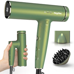 Heylike high-speed motor dryer delivers fast, efficient styling for busy mornings.