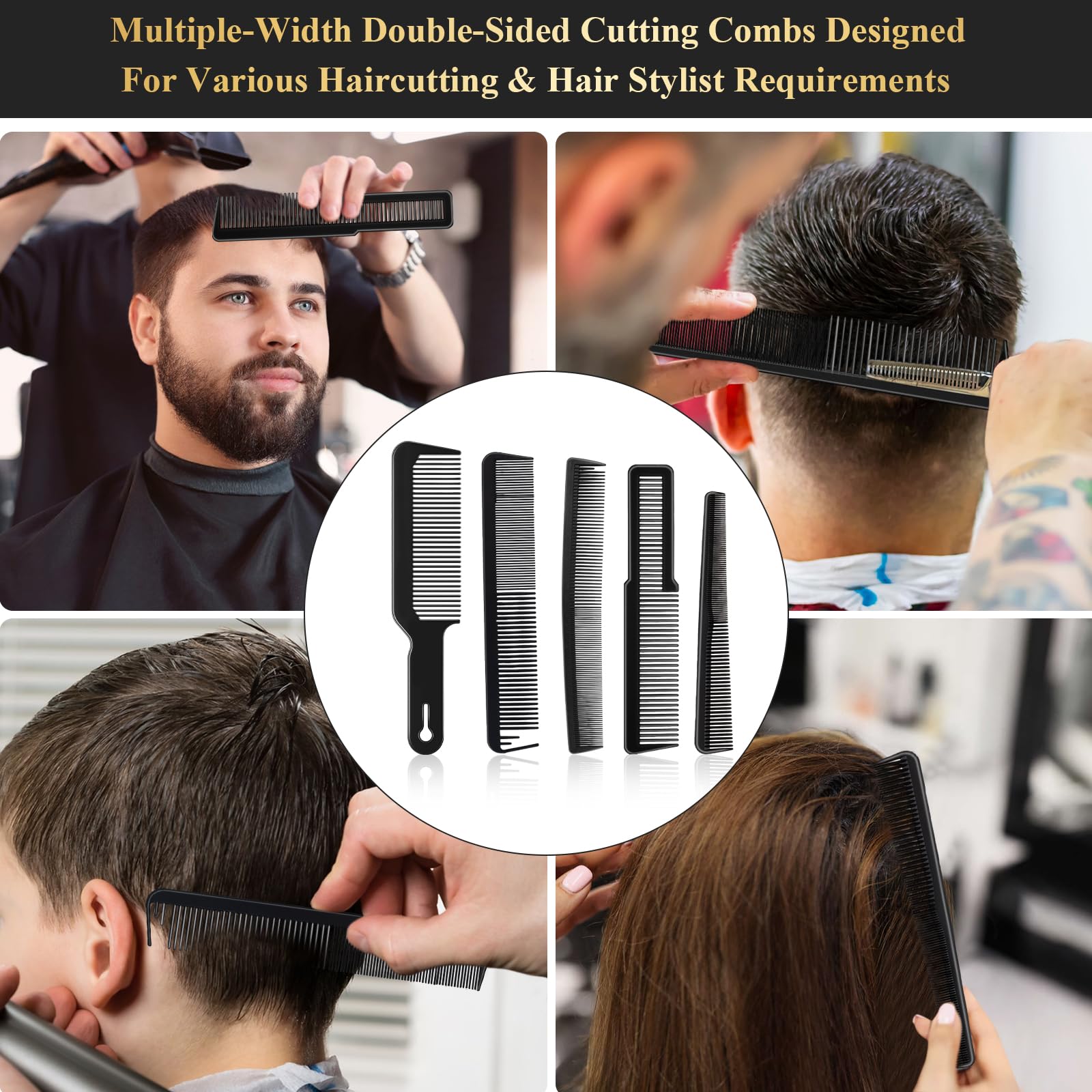 HEYMKGO wide-tooth comb close-up emphasizes gentle detangling for thick curly hair