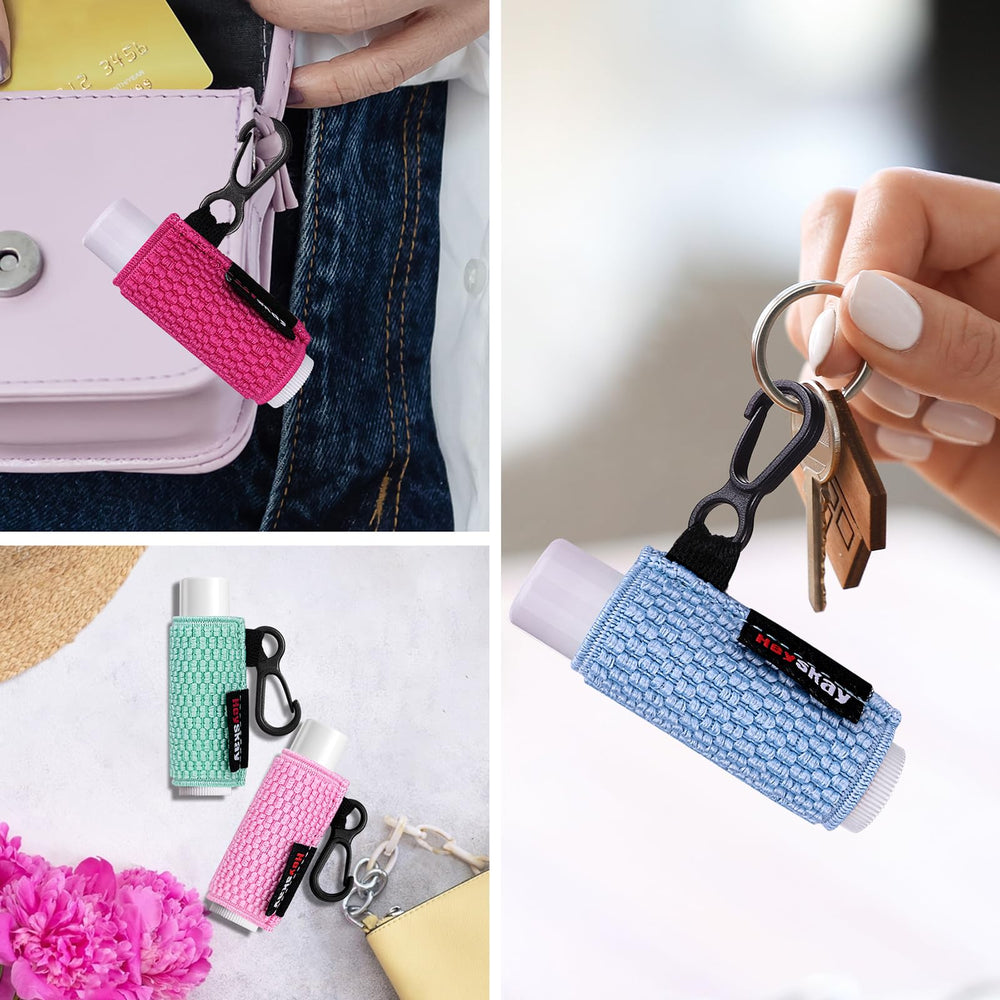 HEYSKAY multi-brand compatible sleeve holds ChapStick and more
