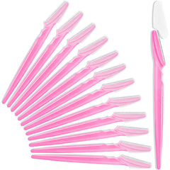 HFATMOS 12pcs eyebrow razors pack for facial hair removal and dermaplaning