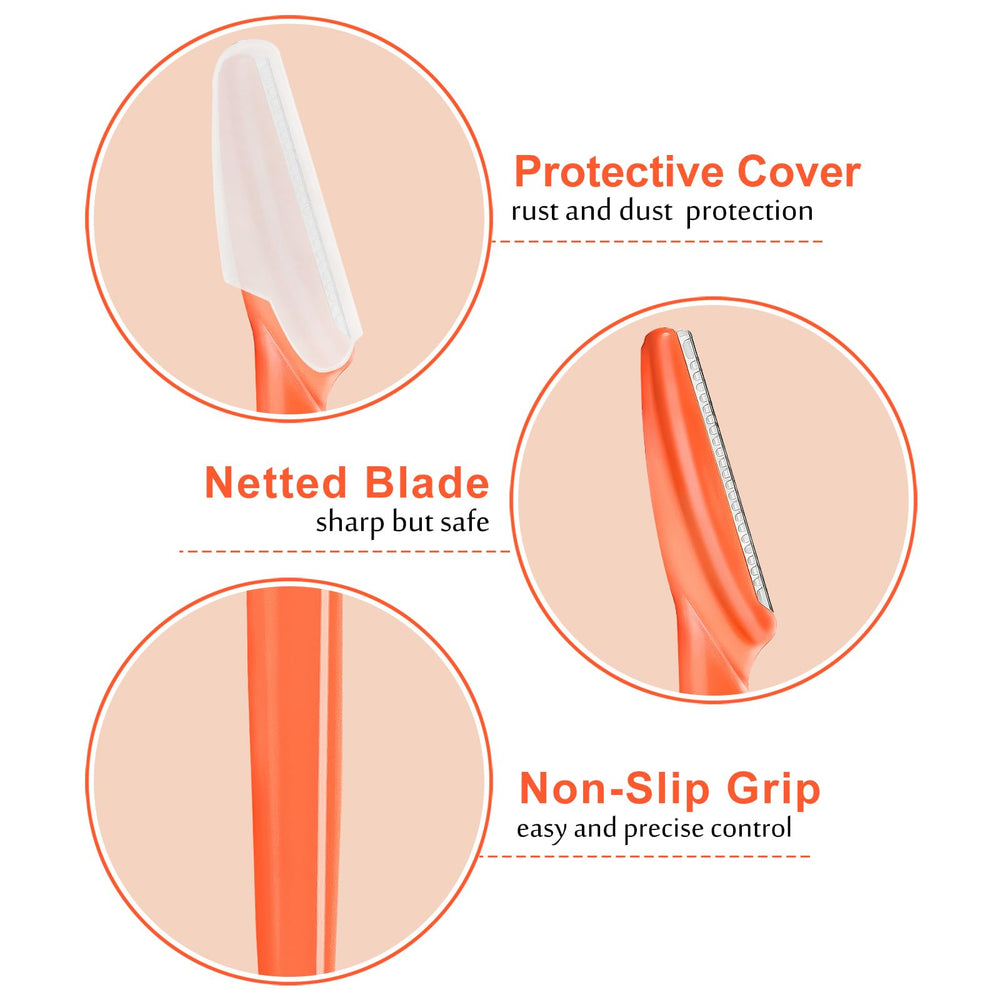 HFATMOS razor with safety cover for secure storage and safe handling