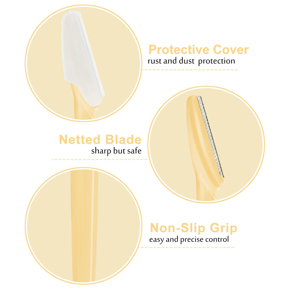 HFATMOS dermaplaning tools remove dead skin for smoother complexion.