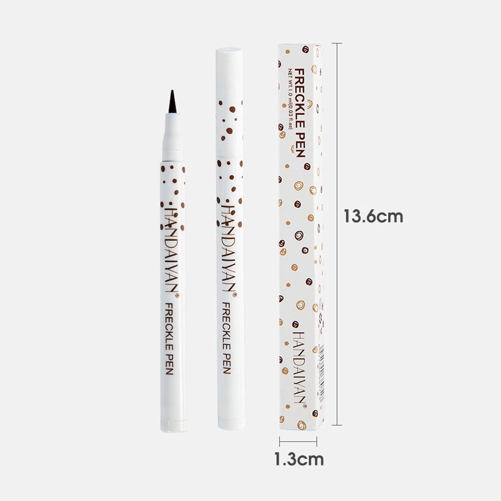 Hfpengzan Freckle Pen natural coffee freckles for soft realism