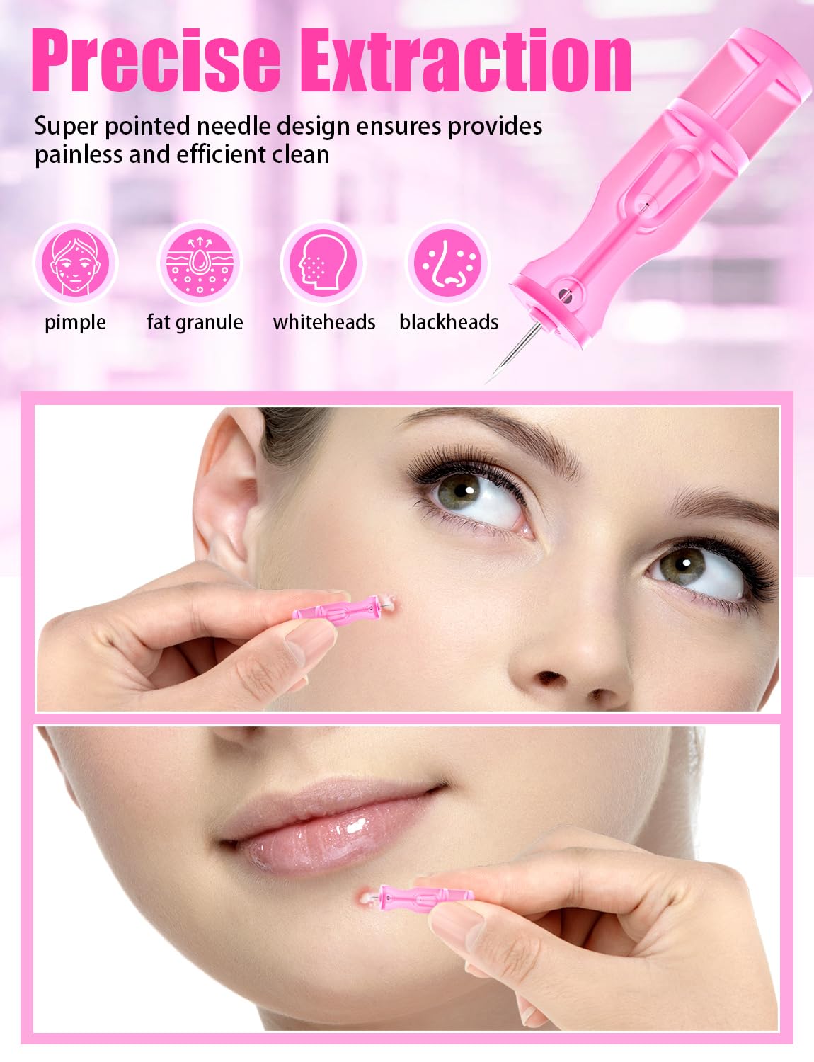 HFWTWPY lancets-single-use-safety image stresses hygiene during facial treatments