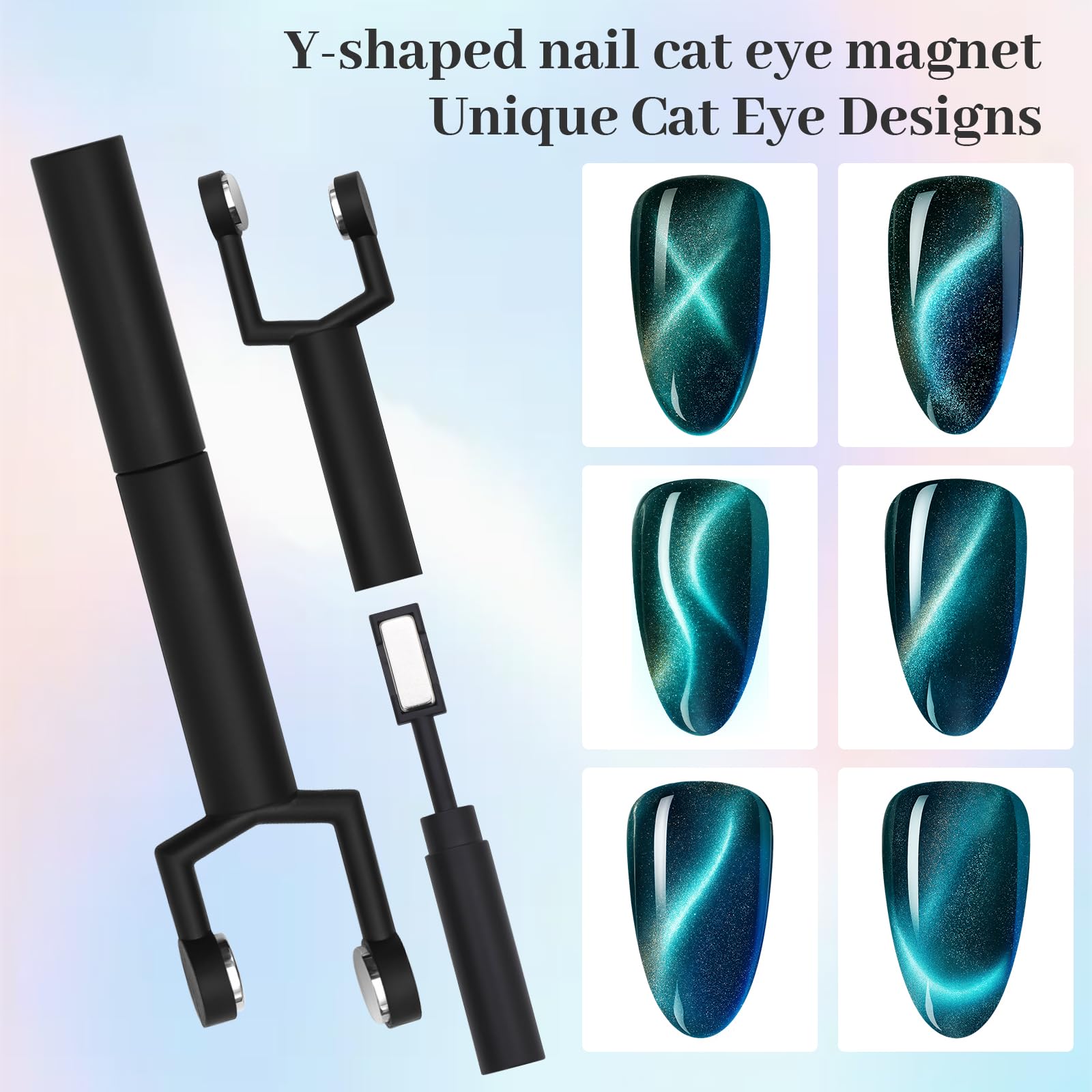 HGEKLIZV nail art toolkit Y-shape closeup shows durable ABS