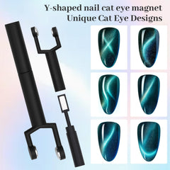 HGEKLIZV nail art toolkit Y-shape closeup shows durable ABS