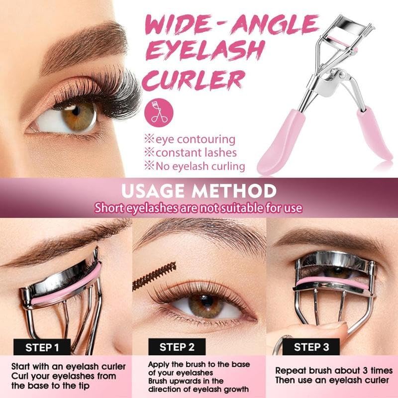 HGHDBT pink eyebrow liner brush for precise shaping