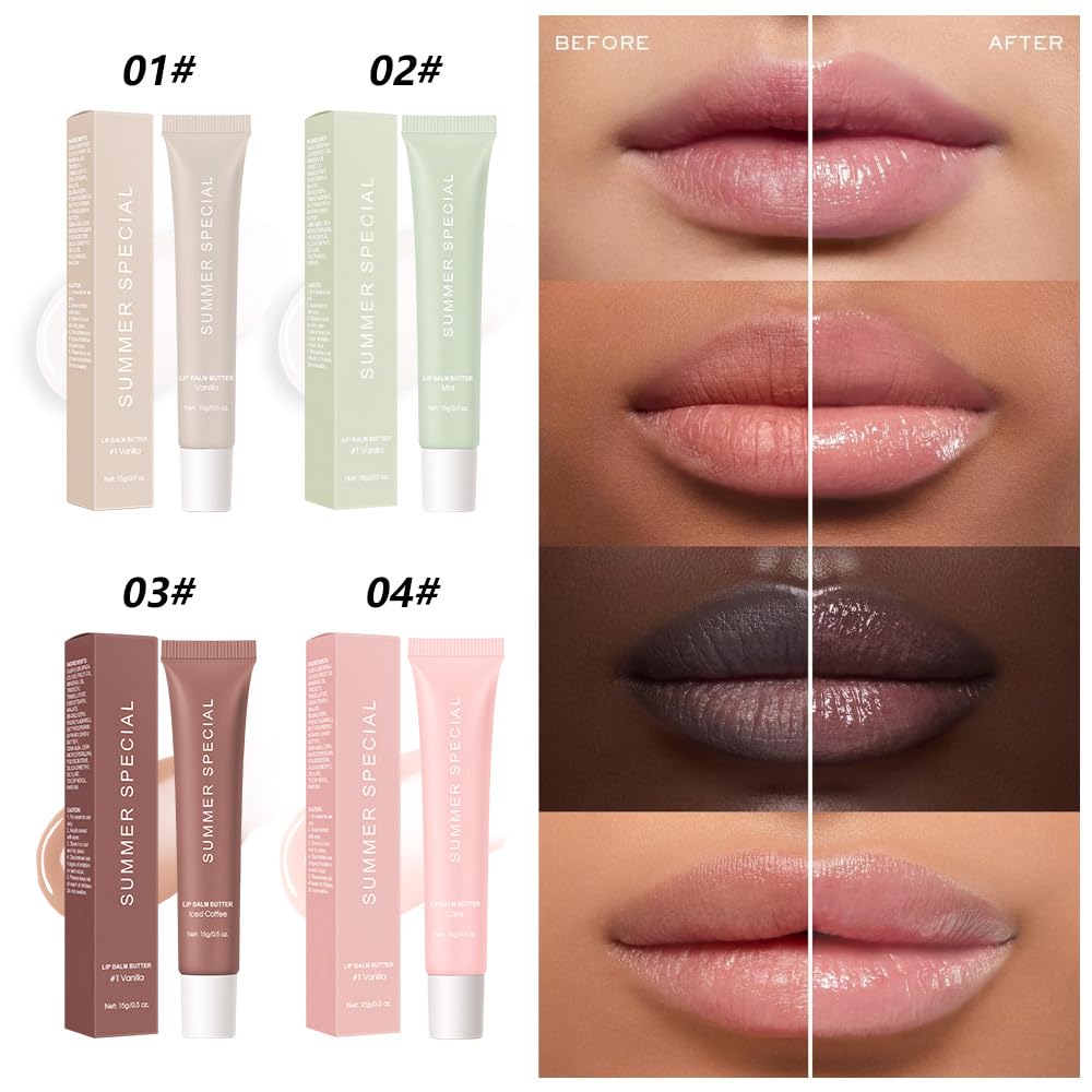HHLTOH butter lip balm texture delivers lightweight, non-greasy moisture with smooth glide.