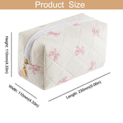 HHQQWZ travel makeup bag compact fits full-size brushes and essentials on trips