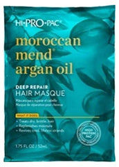 Hi-Pro-Pac Moroccan Argan Oil Deep Repair Masque pack of 6 nourishes dry hair and adds shine