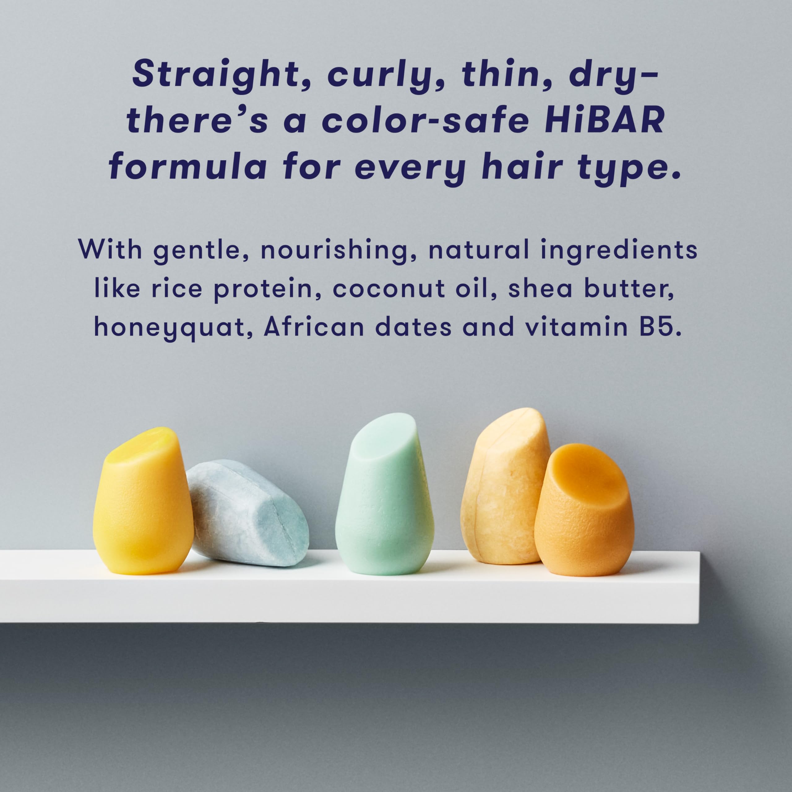 HIBAR Curl Shampoo Bar lasts as long as two liquid bottles.