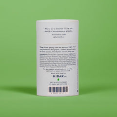 HiBAR 3-pack packaging highlights plastic-free design for on-the-go freshness.