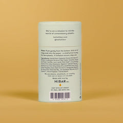 HIBAR key ingredients: sunflower seed wax for smooth, skin-friendly application.