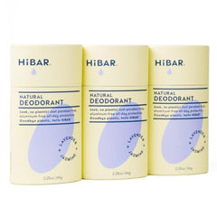 HIBAR lavender & jasmine plastic-free deodorant tube for all-day freshness