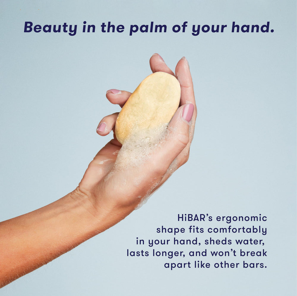 HIBAR Volumize packaging demonstrates color-safe formula for color-treated hair