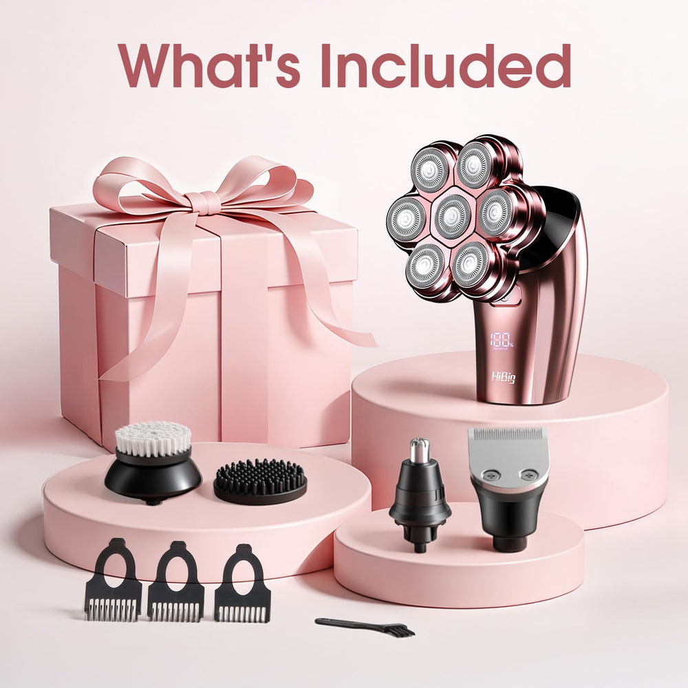 HiBig guide combs 3-5-7mm for customizable trimming on sensitive areas