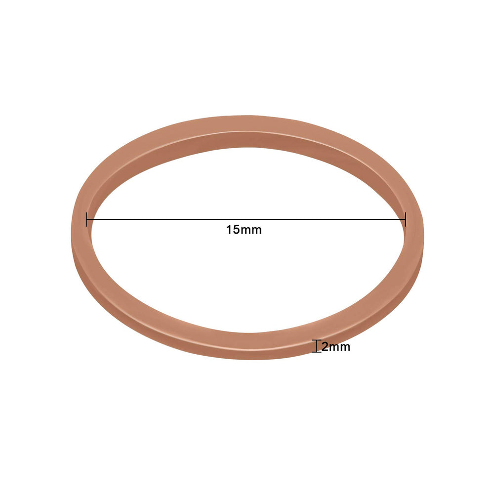 Hicarer 1000 Mini Rubber Bands brown closeup showing flexible texture for safe use.