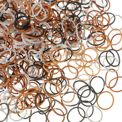 Hicarer 1000 mini rubber bands for hair braids in elegant color, gentle hold.